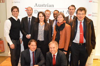 group-photo of participants,1st row from left: Lugmayr, UNIDO; Tritscher, EnTri